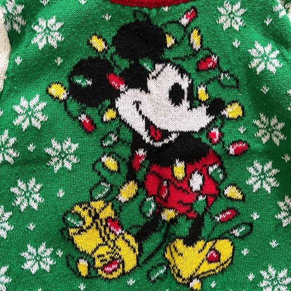 Disney Christmas Sweater Mickey Mouse | Size 18M - Picture 2 of 4